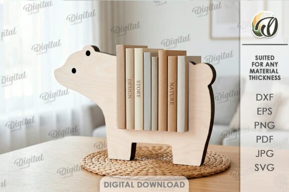 3D Bear Stand Organizer Laser Cut Review