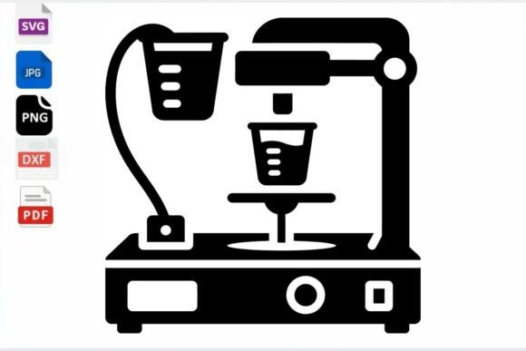 3D Printer Icon SVG: Graphics and Crafts for Branding