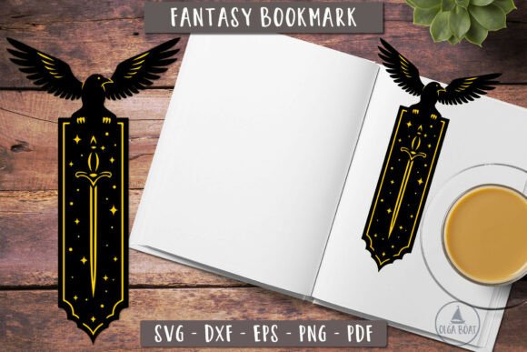 3d Raven Sword Crow Fantasy Bookmark SVG Graphics and Crafts Review