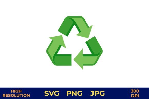 3D Recycling Icon in Green Color Loop: Graphics and Illustrations Review