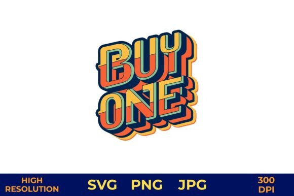 BOGO Offer Text in Bold 3D Vector Graphics and Illustrations