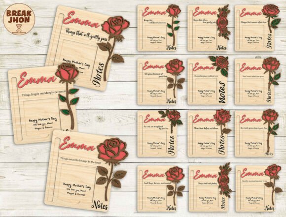 Layered Rose Name Sign SVG Design Review