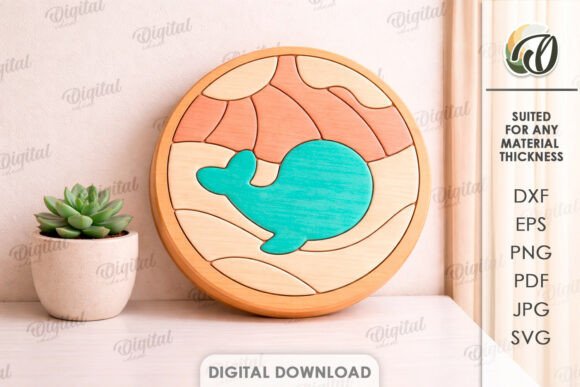 Review: 3D Mini Puzzle Decor Laser Cut. Whale